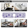 thumbnail image 6 of 2 Pack Faucet Mat Splash Guard for Kitchen Sink,Vintage Blue Flower Cornflower Blue Poppy 30"x5" Super Absorbent Microfiber Sink Protector Mat, Kitchen Sink Mat Kitchen Sink Accessories, 6 of 7