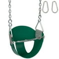 thumbnail image 4 of Swing Set Stuff Inc. Highback Half Bucket with Chains and Hooks (Red), 4 of 5
