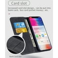 thumbnail image 5 of for Samsung Galaxy S22 Denim Fabric Leather Phone Case, Classic Jeans Style Folio Flip Ultra Thin Slim Magnetic Cover, Multi Hidden Credit Card Holder Cash Slot, Stand Support, 5 of 8