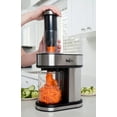 thumbnail image 6 of Total Chef 3-in-1 Automatic Electric Vegetable Spiralizer Slicer, Black, 6 of 22