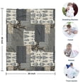 thumbnail image 4 of Geometric and Floral Boho Pattern Blanket,Comfortable Soft Flannel Throw Blanket,All Season,Warm Lightweight Blankets for Sofa Bed Couch Living Room Chair,30"x40", 4 of 4