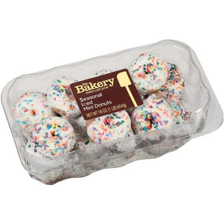 Wal-mart Bakery Seasonal Sprinkle Mini Donut