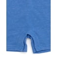 thumbnail image 6 of Marvel Avengers Baby Boy or Girl Cosplay Hooded Romper Captain America Blue, 6 of 6