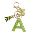 thumbnail image 4 of Tnobhg 2Pcs Initial Letter Keychains Green Butterfly Pendant Keychain Set Exquisite Relief Alphabet Keychain Pendant for Best Friend Mom Daughter Granddaughter Grandma, 4 of 7