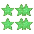 thumbnail image 1 of Parches de Lentejuelas en Forma de Estrella Uxcell, 2.6"x2.6" Parches de Lentejuelas Bordados, 6 Paquete Verde Fruta, 1 of 6