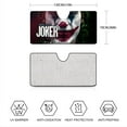 thumbnail image 6 of Joker Movie-theme Windshield Sun Shade Front Protector Folding Car Sun Visor Blocks Uv Rays Keeps Your Vehicle Cool52in*28in(130cm*70cm), 6 of 6