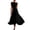 Black, variant on Women's Sleeveless Cowl Neck Chiffon Midi Dress Ruched Waist Fitted A Line Flowy Dress formal Evening Gown Wedding Guest Party Dress White
