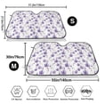 thumbnail image 7 of Lsque Orchids Flowers Car Windshield Sun Shade | Accordion Folding Style Auto Shade for Car Truck SUV Van | Blocks UV Rays Sun Visor Protector | Small, 7 of 7