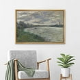 thumbnail image 4 of wall26 Framed Canvas Print Wall Art Storm Cloud Sky Over Pastel Lake Nature Wilderness Illustrations Fine Art Farmhouse/Country Decorative Rustic for Living Room, Bedroom, Office - 24"x36", 4 of 7