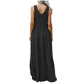 thumbnail image 5 of Tdoqot Womens Sundress Tank Dress with Pockets- Casual Sleeveless Loose Summer Strap Maxi Dresses Black Size XL, 5 of 7