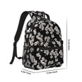 thumbnail image 2 of Yiaed Daisies Flowers Print School Backpack College Backpack Daypacks for Students High School Spacious and Durable Daypack for Work and Travel-One Size, 2 of 6