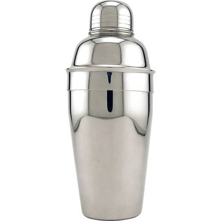 3 Piece Cocktail Shaker - Stainless Steel - 16 oz (Best Professional Cocktail Shaker)
