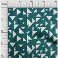 thumbnail image 1 of oneOone Organic Cotton Poplin Twill Fabric Triangle Geometric Print Fabric By The Yard 42 Inch Wide, 1 of 4