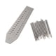 thumbnail image 5 of Juego de machos y terrajas para relojeros, placa de tornillo para joyeros, 0,7 mm - 2 mm, herramienta compacta para relojeros, juego de machos y terra, 5 of 9