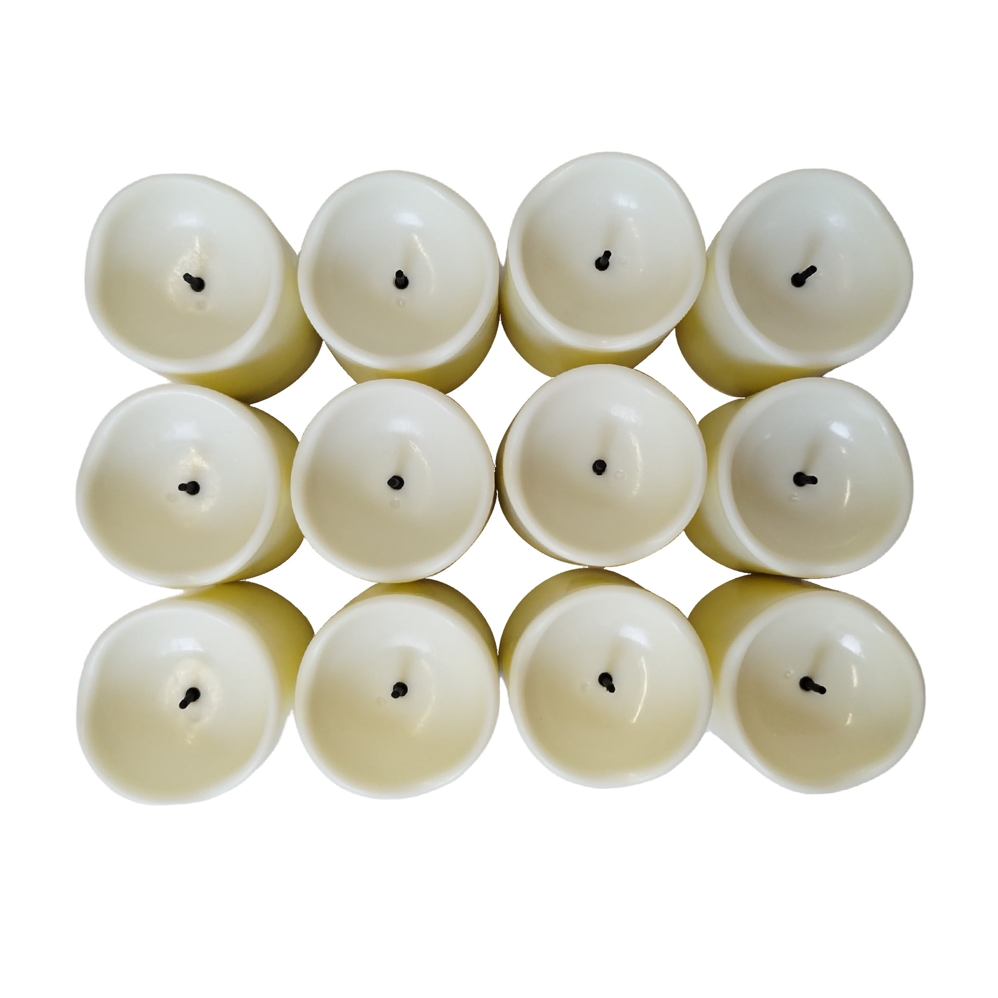 Mainstays Ivory Unscented Flameless LED Votive Candles, 12 pack, Mainstays 12 pack LED Votive Candles