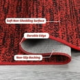 thumbnail image 4 of Modern Washable Area Rugs 9' x 12', Large Low-Pile Soft Indoor Rugs for Nursery Room Playroom, Foldable Floor Carpet with Non-Slip Backing(Red), 4 of 6