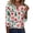 Multicolor-B#110820GG, variant on Hearthz Christmas Womens Shirts Henley V Neck Button Womens Tops 3/4 Sleeve Casual Holiday Fall Winter Tshirts Shirts for Women