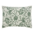 thumbnail image 2 of VHC Brands Dorset, Farmhouse Quilted Bed Sham, Standard, Floral, Green, 21x28, 2 of 6