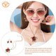 thumbnail image 2 of Turtle Pendant Necklace Neck Chain with Dangling Earrings Set for Jewelry Decoration (Gold), 2 of 3