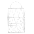 thumbnail image 4 of DOLITY File Holder Metal Organizer, Rack Holder,Storage Basket for ,Books, Newspapers White, 4 of 8
