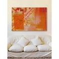 thumbnail image 4 of "Orange Glow" Painting Print on Wrapped Canvas, 4 of 7