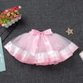 thumbnail image 6 of IDOPIP Ladybug Cow Bee 1st Birthday Outfit for Baby Girls Flutter Sleeves Romper Tutu Skirt Headband, 6 of 9