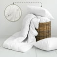 thumbnail image 5 of Purity Home 100% Cotton 400TC Cool & Crisp Duvet Set Full/Queen White, 5 of 6
