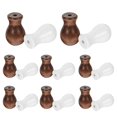 thumbnail image 5 of 24pcs Wooden Cord Pulls Decorative Tassel Charms for Blinds & Window Treatments Easy Installation for Roman Shades Ceiling Fans Brown White, 5 of 5