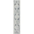 thumbnail image 4 of Nourison Astra Machine Washable Persian Blue/Ivory 2'2" x 10' Area Rug (2x10), 4 of 8