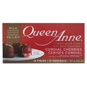 Queen Anne Milk Chocolate Cordial Cherries, 10 pieces, 187g/6.6 oz. Box
