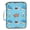 Cartoon Crab Shell Coconut Tree, variant on Haosy Accordion File Organizer Zipper Binder 500 Sheet 6-Tab Expanding File Folder Multi-Pocket 1.2 Inch 3 Ring Let's Work Construction Vehicle
