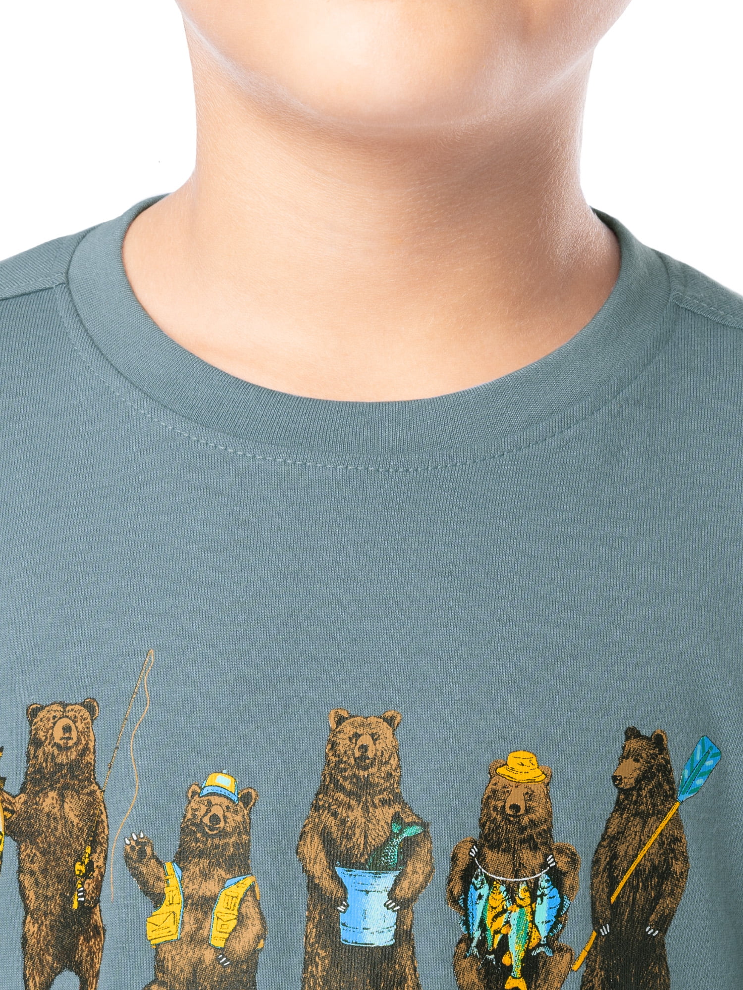 Ozark Trail Boy's Graphic Short Sleeve T-Shirt, Sizes 4-18 & Husky