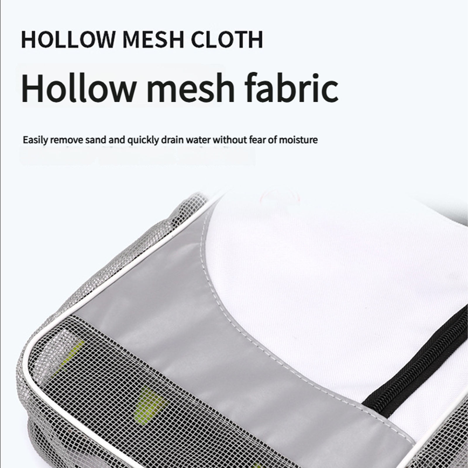 Oversized Snorkeling Storage Bag Breathable Meshes Construction Quick Dry Design Fabric Texture for Travel Adventures