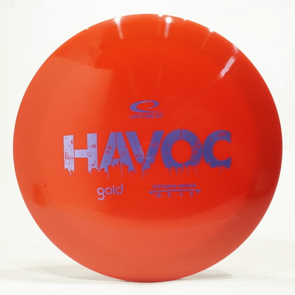 Latitude 64 Gold Havoc Disc Golf Distance Driver, Pick Color/Weight [Stamp & Exact Color May Vary] Red 175-176 grams