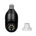 thumbnail image 3 of 1080P Bombilla de luz inalámbrica Monitor Cámara WiFi Cámara de seguridad 2MP Admite audio bidirecci Tomshoo Negro/Paquete de 1, 3 of 7