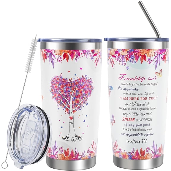 Best Friend Tumbler Birthday Gifts for Friends Female Gifts for Friends Women Birthday Gifts for Friend Friendship Gifts for Women Friends Best Friend Birthday Gifts Ideas Tumbler for Friend