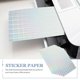 thumbnail image 3 of 20 Sheets Printer Printable Sticker Label Stickers Blank Large Mailing Labels Blank Label Sticker, 3 of 4