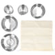 thumbnail image 1 of Juego de utensilios de cocina de acero inoxidable para exteriores, ollas de cocina portátiles para acampar, 5 piezas, vajilla, 1 of 5