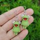 thumbnail image 5 of 1 Pair Women Hook Earrings Frog Shape Pendant Earrings Vivid Appearance Drop Earrings Lightweight Jewelry Accessories, 5 of 5