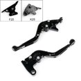 thumbnail image 1 of Adjustable Folding Extendable Brake Clutch Levers For Kawasaki NINJA 250R Black, 1 of 2