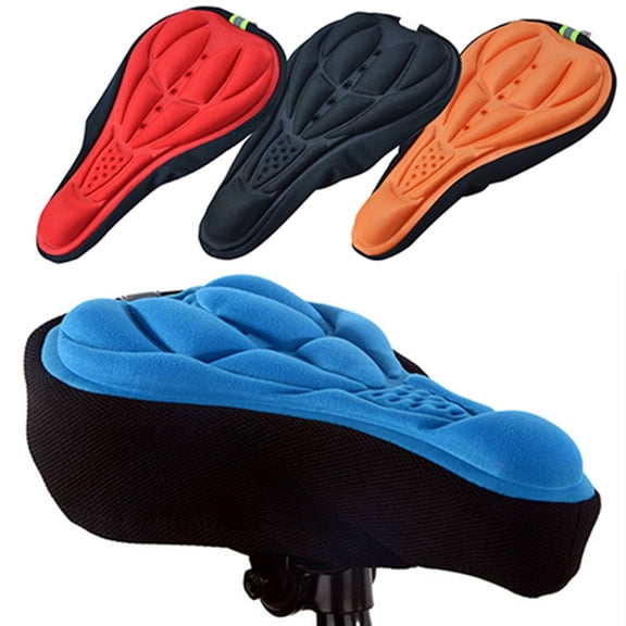 MELIVO Comfortable Wide Foam and Gel Bicycle Saddle Cover (Men's and Women's)