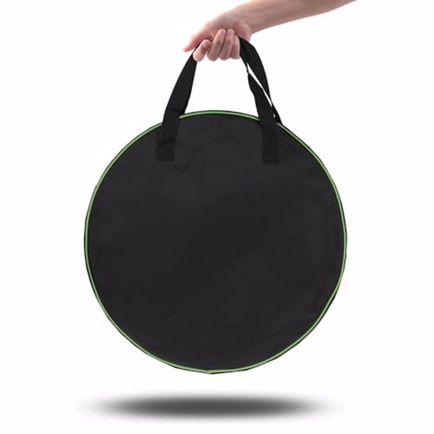 Cateissary OxfordCloth-bolsa impermeable de gran apertura, organizador de almacenamiento portátil para Cables digitales, bolsa de almacenamiento Verde