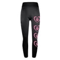 thumbnail image 3 of lcziwo 50% Percent off Sales Today, Womens Compression Athletic Yoga Pants Fashion Graphic Print Leggings Casual Stretch High Waisted Workout Legging Pant for Gym Running Black XXL, 3 of 5