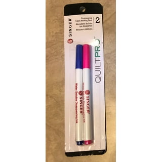 3 Pack Singer QuiltPro Disappearing Fabric Marking Pens Fine-Pink