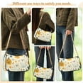 thumbnail image 4 of FORMRS Womens Shoulder Bag with Chain Strap Clutch Purse Cute Tote Handbag, Halloween Cute Ghosts, 4 of 7