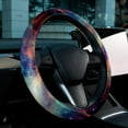 thumbnail image 6 of Galactic Planet 14.5 Inch Printing PVC Leather Auto Accessories Steering Wheel Cover for Car Wheel Covers, 6 of 6