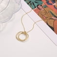thumbnail image 2 of TINGN Sister Gifts from Sister Linked Circles Circle Necklace Sister Gifts Linked Circles Necklace, 2 of 5