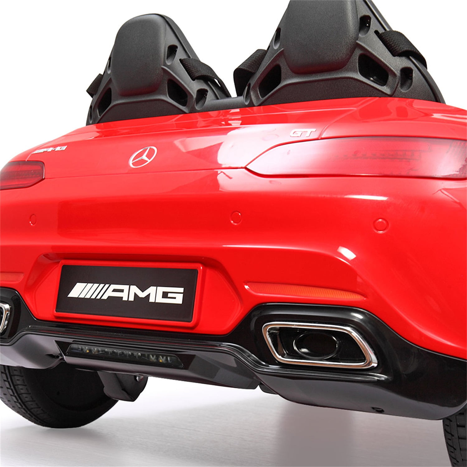 CIPACHO Licensed Benz GT 12V Powered Ride On Toy Car 2-Seat Kids Car Toy with MP3, Radio, Speed Shift, LED Lights, Red CIPACHO Licensed Benz GT 12V Powered Ride On Toy Car 2-Seat Kids Car Toy with MP3, Radio, Speed Shift, LED Lights, Red
