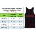 thumbnail image 6 of Mens Heavyweight Ribbed Tank Top ( 3-PACK), 6 of 6