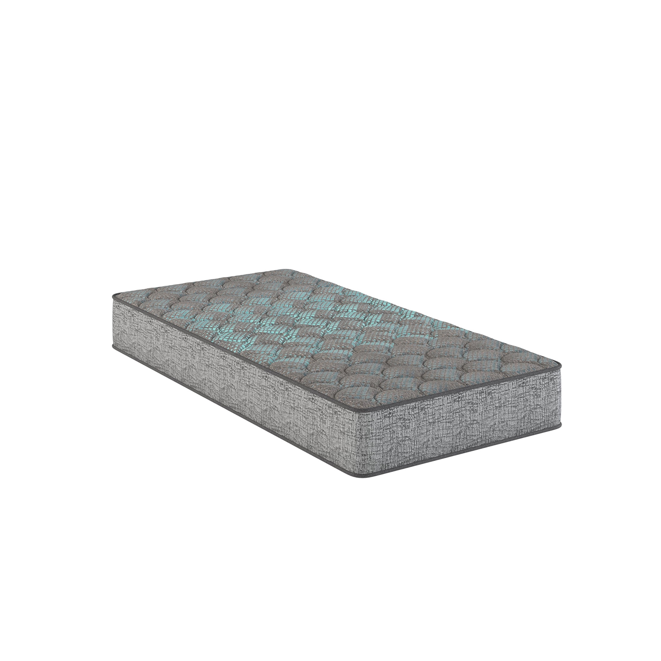 JERFIT 7 Inch Full Size Foam Mattress, Medium Firm Gel Memory Foam Bed Mattress with CertiPUR-US Certified, Grey Blue